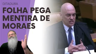 FOLHA DESMENTE ITEM a ITEM MENTIRAS de ALEXANDRE de MORAES em SUA DEFESA com CASO HOMERO MARCHESE [upl. by Aral]