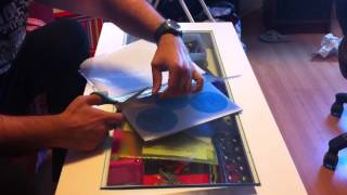 COMO FORRAR CAJAS CON PAPEL ADHESIVO  HOW TO LINE BOXES [upl. by Bunde]