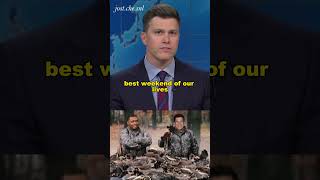 These swap jokes are hilarious snl colinjost comedysaturdaynightliveviral shorts laugh funny [upl. by Janaya]