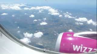 Zbor de la Bucuresti la Napoli Airbus A320 WizzAir iunie 2012 [upl. by Paolina]