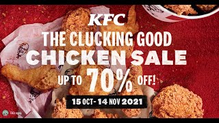 KFC Clucking Good Chicken Sale 2021 [upl. by Darrill]