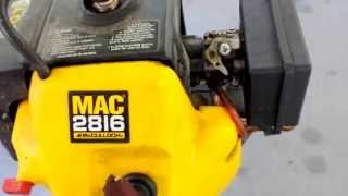 Tuning a 2stroke McCullough MAC2816 trimmer [upl. by Annij12]