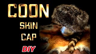 FUR HAT  COON SKIN CAP TUTORIAL VIDEO [upl. by Ytima792]