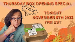 Thursday Night Box Opening Special [upl. by Siuoleoj]