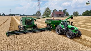 Wheat Harvest 2024 near Greenfield Indiana [upl. by Gilead196]