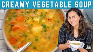 Creamy Vegetable Soup  Vegan amp DairyFree [upl. by Krystal280]