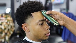 HAIRCUT TUTORIAL HIGH TAPER FRO [upl. by Yanaj207]