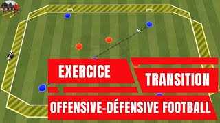 Exercice transition Offensive Défensive football [upl. by Vicki]