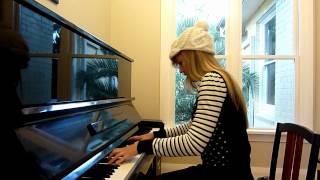 Lara plays ABBA The Winner Takes It All piano cover [upl. by Anaej]