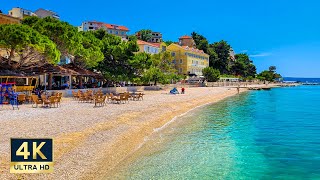 Podgora Croatia 🇭🇷 4K Makarska Riviera Walking Tour 2023 [upl. by Hortensia]