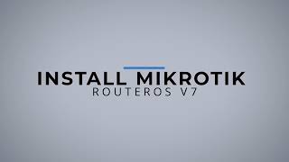 Install MikroTik RouterOS v7 di EVE NG [upl. by Tristis]