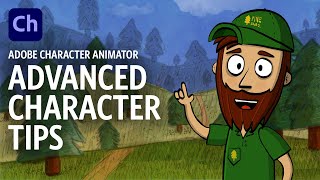 5 Advanced Character Tips Adobe Character Animator Tutorial [upl. by Ahseinat]