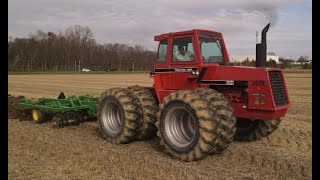 RARE CASE Traction King Doing Fall Tillage [upl. by Ratcliffe]