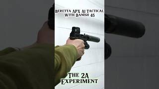 APX Combat amp APX A1 Tactical Suppressed firearms beretta apx gun [upl. by Doris]