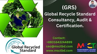 Global Recycle Standard GRS Consultancy Audit amp Certification [upl. by Daffodil956]