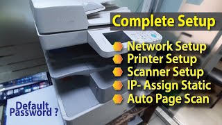 Canon IR 2520W Photocopier ScannerPrinter amp Network Installation Complete Guide [upl. by Sialac164]