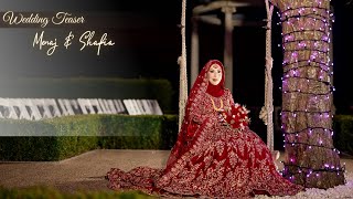 Wedding Teaser I Menaj amp Shafia I 2024 I Samis Studio [upl. by Marshall771]