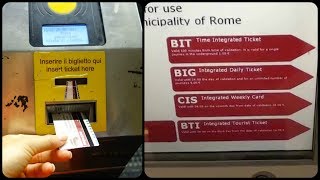 How To Buy Metro Tickets In Rome  A Quick Guide [upl. by Nolur272]