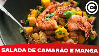 Salada de Camarão e Manga em 25 minutos [upl. by Abbub645]