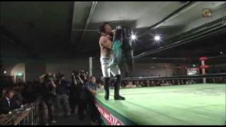 Yoshinobu Kanemaru kills Delirious with apron brainbuster [upl. by Brooke]