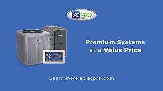 AC Pro 20 SEER Air Conditioner  Heat Pump [upl. by Aiyot]