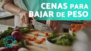 ¿Qué CENAR para ADELGAZAR 🍽️ 6 RECETAS de CENA SALUDABLE [upl. by Murage]