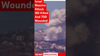 Israel attack Lebanon  182 killed and more than 700 wounded shorts shortsfeed youtubeshorts yt [upl. by Resa244]