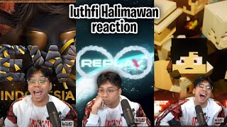 bang upi reaction rewind Indonesia tiktok replay dan rewind minecraft [upl. by Kcyrred]