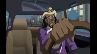 The Boondocks A Pimp Named Slickback “Guess Hoe’s Coming To Dinner “ Part 10 [upl. by Mungovan855]