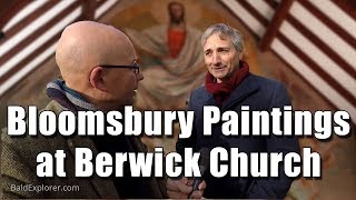 The Bloomsbury Paintings at Berwick Church in East Sussex [upl. by Viviene]