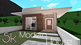 BLOXBURG 5K MODERN STARTER HOUSE  NOGAMEPASS [upl. by Yaron]