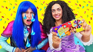 Guess the candy challenge for princesses Family fun for kids Disney princess videos for kids [upl. by Bobbee]