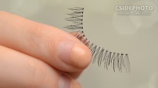 Ardell 110 Natural Black False Lashes Review amp Demo CORRIE V [upl. by Onirefez819]