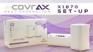 DLink COVRX1870 COVR AX1800 Whole Home WiFi 6 Mesh System Set Up Video [upl. by Moon878]