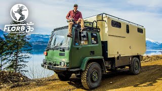 He Built a Tiny House on a Military Truck [upl. by Matejka]