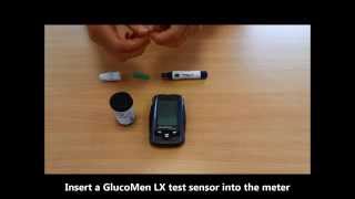 How to test your glucose using the Glucomen LX PLUS meter [upl. by Katrinka]