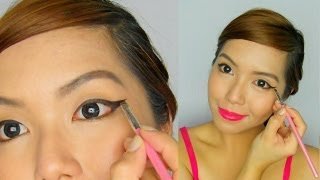 Lining the EyesPaglinya ng Mga Mata Tagalog Tutorial  saytiocoartillero [upl. by Nawaj]