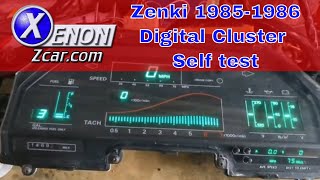 Z31 19851986 Digital Cluster Self Test [upl. by Nnylanna645]