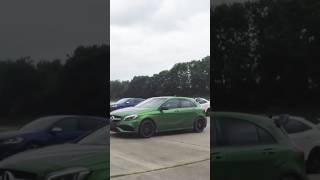 RS3 vs A45 AMG vs CIVIC Type R vs GOLF R vs FOCUS RS dragrace youtubeshorts credit Carwow shorts [upl. by Irtimid]