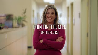 Erin Finter MD Orthopedic Total Joint Replacement Surgeon [upl. by Aelber873]