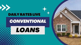 Daily Mortgage Rates LIVE with The Mortgage Calculator 31423  Conventional Loans [upl. by Wynn]