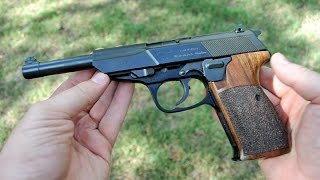 Shooting Walther P5 Lang 9mm [upl. by Korwin756]