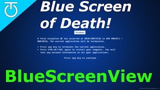 BlueScreenView  What is Causing your Blue Screen of Death  TechTip [upl. by Still]