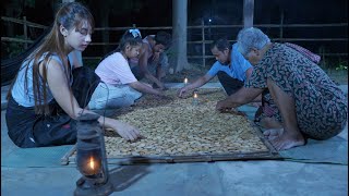 Natural areca catechu fruit prepare for my grandma  Polin Lifestyle [upl. by Auhsuj498]