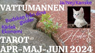 Vattumannen ♒️ AprilMajJuni 2024 Tarot  Healer K [upl. by Jacob]