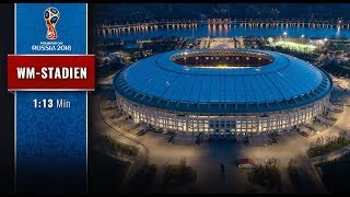 Russlands WMStadien Das Olympiastadion Luzhniki Moskau [upl. by Anagnos872]