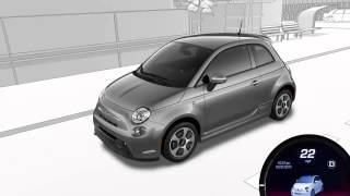 2014 Fiat 500e  Audible Pedestrian Warning System [upl. by Wilinski]