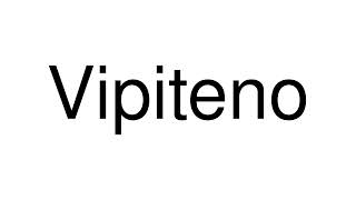 How to Pronounce Vipiteno Italy [upl. by Aneet586]