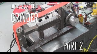 DIY 2 x 72 belt grinder part 2 [upl. by Ymmij]