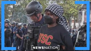 Many proPalestinian protesters are violent agitators Jewish USC student  NewsNation Live [upl. by Rayburn546]